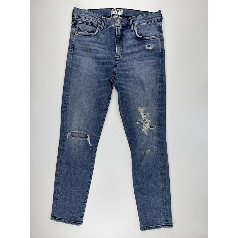 AGOLDE‎ Sophie Ankle Skinny Stretch Denim Jean 29 Mid Rise Style A018-843
